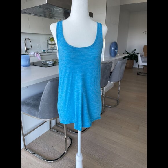 Lululemon Blue Racerback Tank Top Lightweight Athletic Yoga Gym Top Size S - Picture 8 of 14